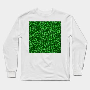 Shamrock Shaped Leopard Print for Saint Patrick's Day Long Sleeve T-Shirt